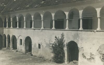 Novi Dvori Klanječki (Klanjec) - Dvor Erdödya, dvorišno pročelje