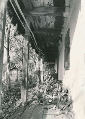 Jarnevići (Ribnik) - Tradicijska kuća, zapadno pročelje s trijemom