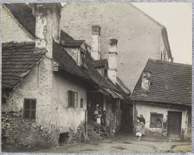 Zagreb 1924. - loši stanovi. Vlaška ulica