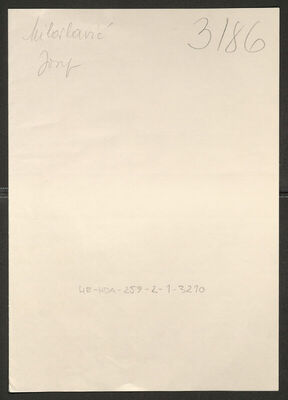 Milosavljević, Josip, 1896. Policijski karton