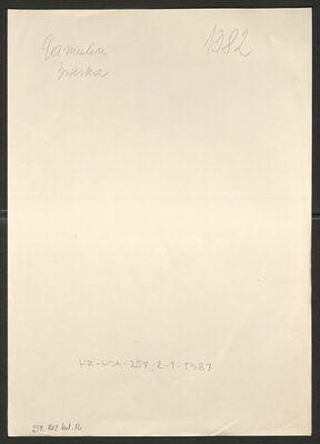 Gamulin, Biserka, 22.3.1917. Policijski karton