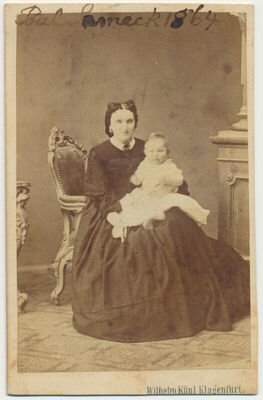 Magdalene Sameck i mali Paul