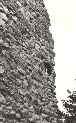 Kostel (Pregrada) - Ostaci srednjovjekovne utvrde Kostelgrad, strijelnica