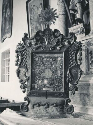 Svetice (Ozalj) - Crkva Blažene Djevice Marije, relikvijar