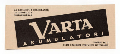 VARTA AKUMULATORI