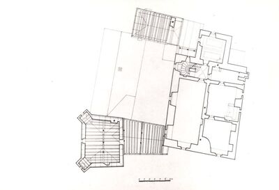 Slavetić - Dvorac Oršić, tlocrt drugog kata