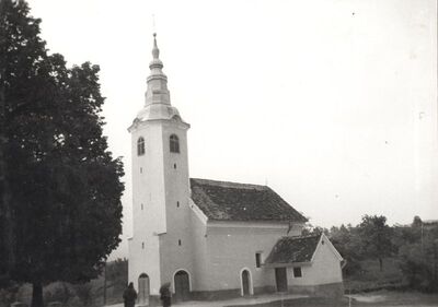 Gornje Prekrižje - Crkva sv. Mihovila, zvonik i južno pročelje