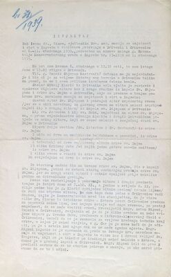 Izvještaj Ivana Baha sa službenog puta u Drivenik i Crikvenicu