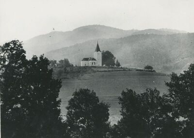 Zajezda (Budinščina) - Župna crkva Uznesenja Blažene Djevice Marije, situacija u krajoliku