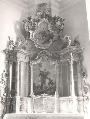 Kloštar Ivanić - Župna crkva Uznesenja Blažene Djevice Marije, oltar sv. Jurja