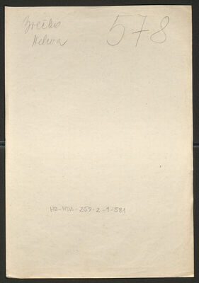 Brečko, Helena, 3.4.1915. Policijski karton