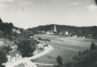 Desinić - Panorama sa Župnom crkvom sv. Jurja