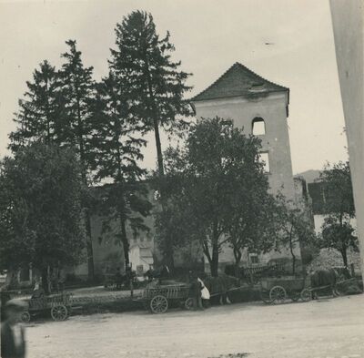 Ivanec - Stari grad, zapadno pročelje