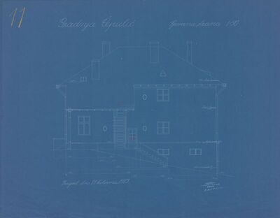 Vila Čepulić, sjeverno pročelje