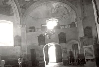 Lijevi Dubrovčak - Crkva sv. Nikole, unutrašnjost, pjevalište