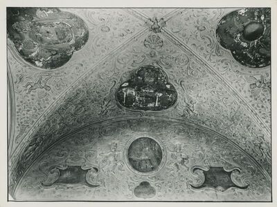 Lepoglava - Bivši pavlinski samostan, stucco dekoracija s oslikanim medaljonima