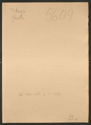 Trkulja, Gusta rođ. Rosenblum, 31.12.1914. Policijski karton