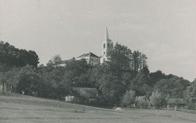 Gornje Jesenje (Jesenje) - Župna crkva sv. Ivana Krstitelja, situacija