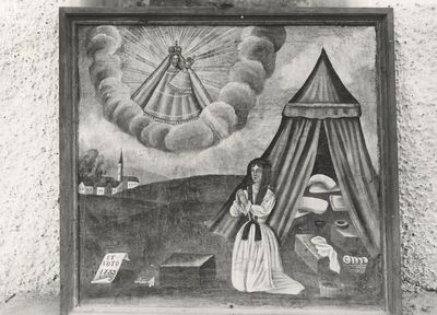 Poljanica Bistrička (Marija Bistrica) - Kapela Blažene Djevice Marije, detalj, slika