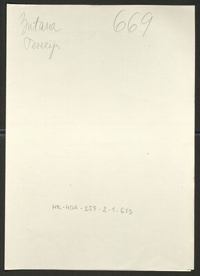 Butara, Terezija, 10.10.1910. Policijski karton