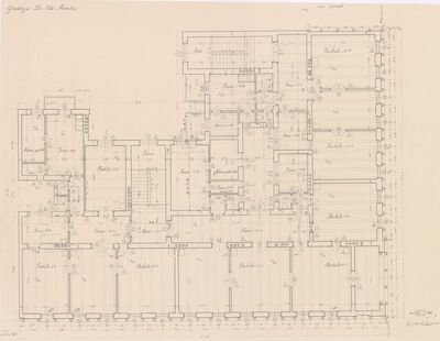 Stambena zgrada Frank, tlocrt/treći kat
