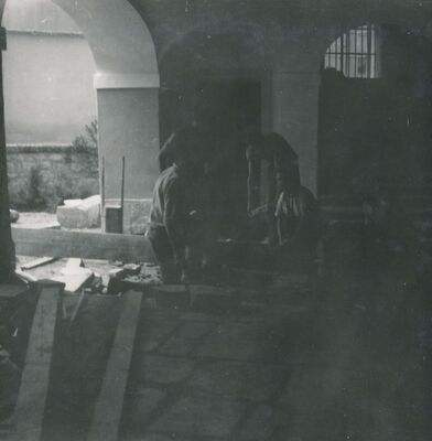 Karlovac - Kurija Zrinski (Gradski muzej), tarac trijema u prizemlju