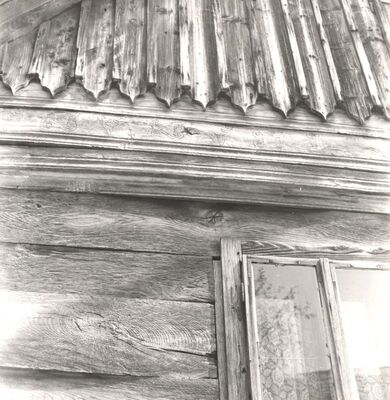 Bukovčak - Tradicijska kuća, detalj zabata