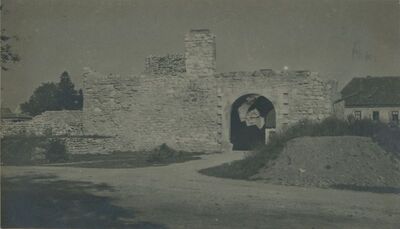 Varaždin - gradska vrata nakon oštećenja