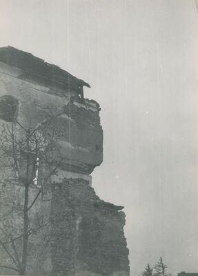 Ivanec - Stari grad, glavna kula, zapadni trakt