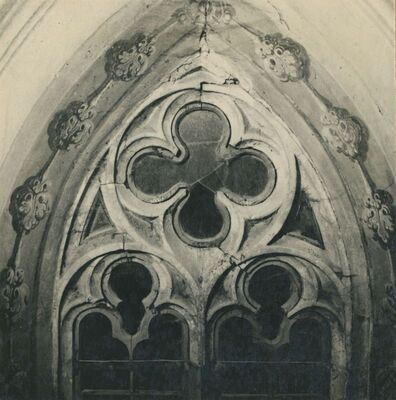 Lepoglava - Župna crkva, krunište gotičkog prozora