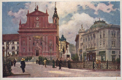 Slovenija - Ljubljana; Franjevačka crkva