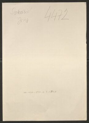 Sokačić, Josip, 11.6.1898. Policijski karton