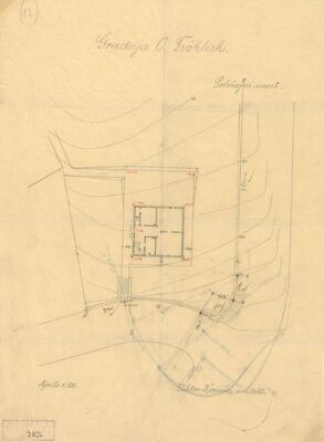 Vila Fröchlich, položajni nacrt