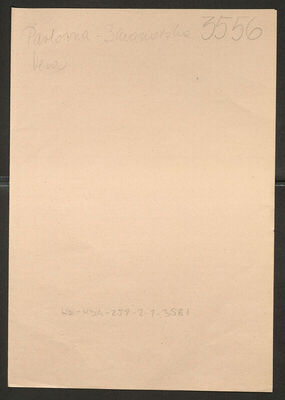 Pavlovna-Baramovska, Vera, 1885. Policijski karton