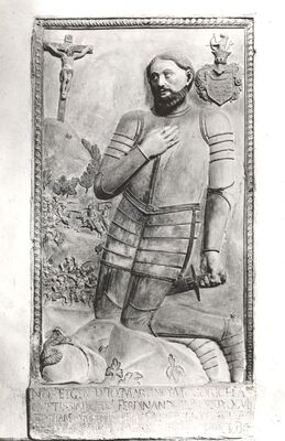 Marija Gorica - Crkva Pohođenja Blažene Djevice Marije, nadgrobna ploča