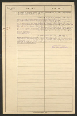 Stanić, Dušan, 28.3.1914. Policijski karton