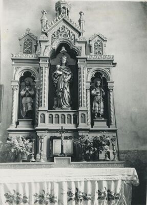 Ludbreg - Župna crkva sv. Trojstva, oltar sv. Barbare