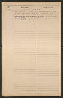 Sokač, Josip, 24.2.1907. Policijski karton