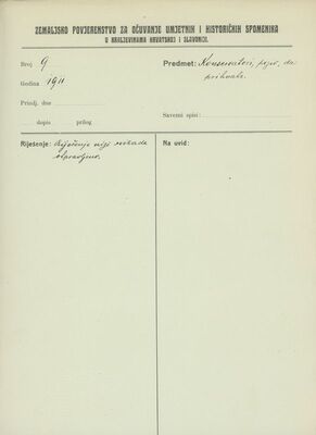 Poziv Zemaljskog povjerenstva konzervatorima da prihvate članstvo