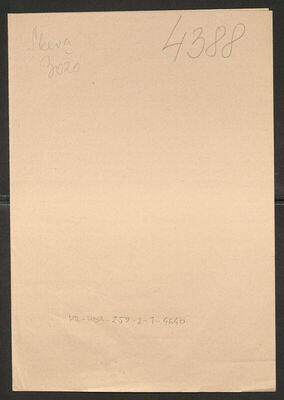 Skeva, Božo, 1906. Policijski karton