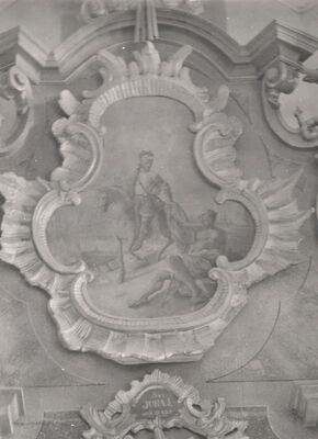 Kloštar Ivanić - Župna crkva Uznesenja Blažene Djevice Marije, detalj oltara