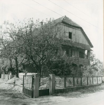 Vukovina - Čardak, ulazno i ulično pročelje