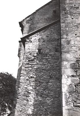 Slavetić - Dvorac Oršić, detalj zapadnog pročelja