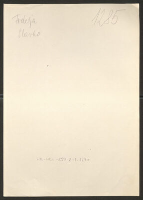 Frdelja, Slavko, 23.2.1920. Policijski karton