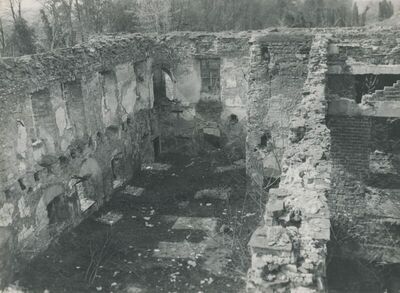 Dvorac Oroslavje Gornje (Oroslavje), unutrašnjost, ruševina