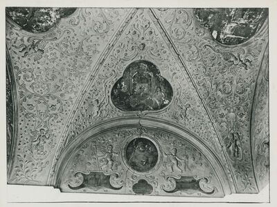 Lepoglava - Bivši pavlinski samostan, stucco dekoracija s oslikanim medaljonima