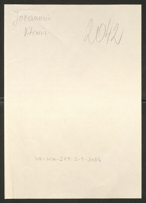 Jovanović, Vitomir, 1911. Policijski karton