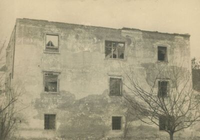 Ivanec - Stari grad, južno pročelje zapadnog krila