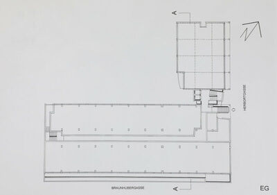 Stambena zgrada - studija adaptacije poslovne zgrade, Braunhubergasse 26, Beč
