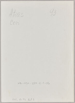 Atias, Cevi, 22.12.1922. Policijski karton